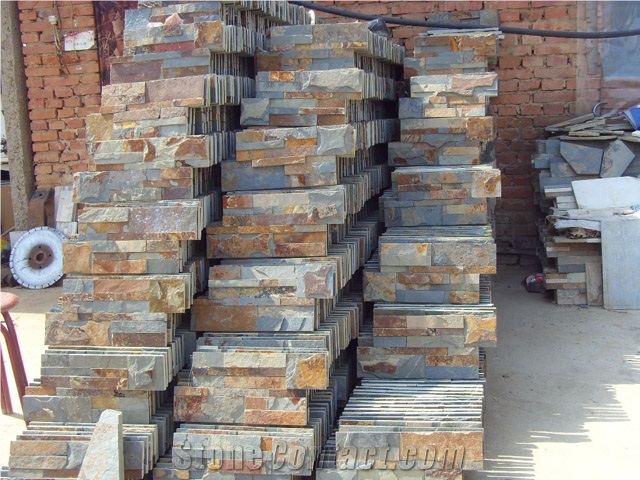 China Rust Slate Cultured Stone