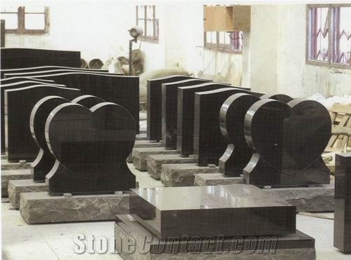 Shanxi Black Monument European;tombstone;headstone