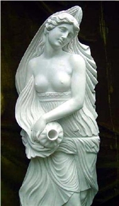 White Marble Figure Sculpture