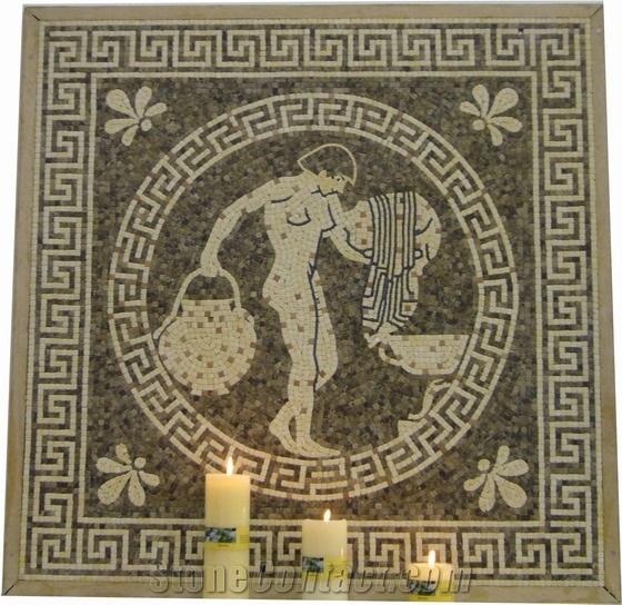 Marble Art Mosaic Medallion