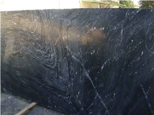 Abu Black Marble Slab, India Black Marble