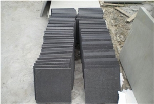 China Black Sandstone Slabs & Tiles