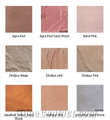 India Sandstones Slabs & Tiles