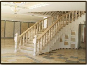 Halila Gold Limestone Stairs