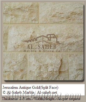 Jerusalem Antique Gold (Split Face)
