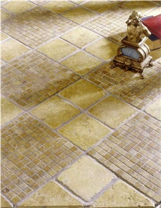 Yellow Travertine Floor Tile