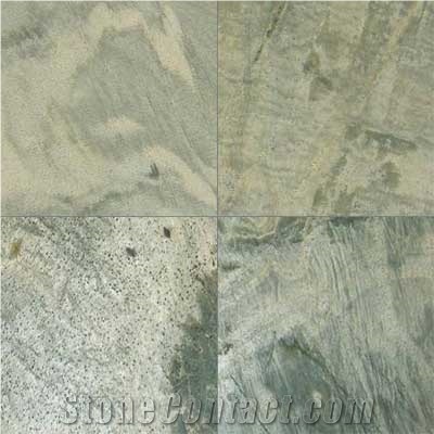 Zeera Green Slate Polished Slabs & Tiles, India Green Slate