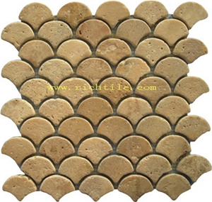 Beige Travertine Mosaic