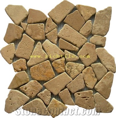 Brown Travertine Mosaic