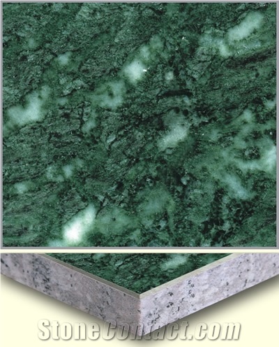 Verde Alpi with Granite Laminated Tile