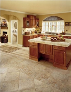 Quartzite Tile Kitchen Floor