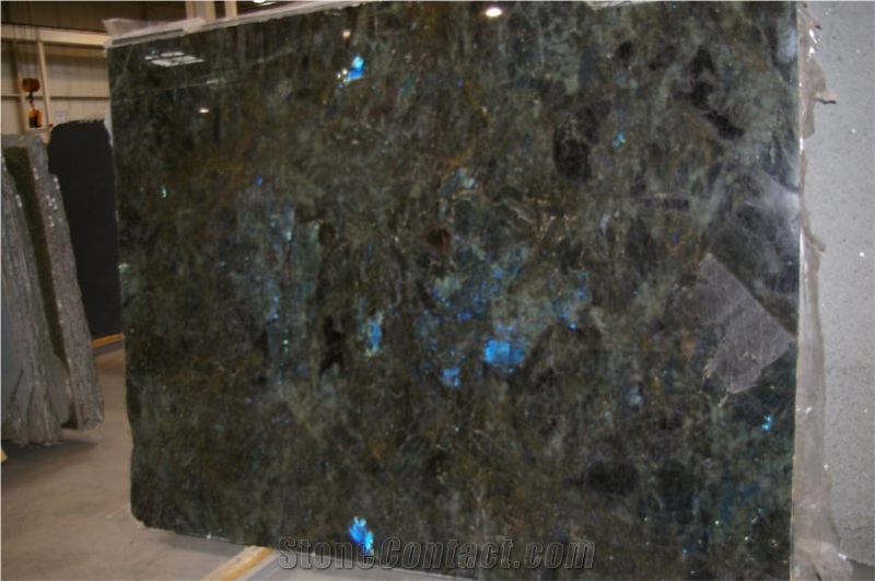 Lemurian Blue, Madagascar Blue Granite Slabs & Tiles