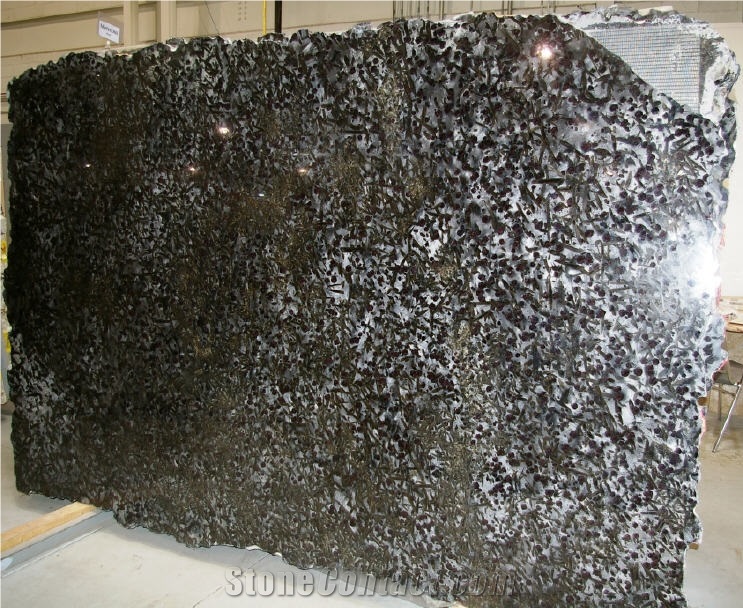Meteorus Granite Slab, Brazil Grey Granite