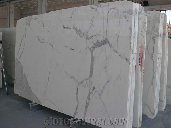 Statuario Extra Marble Slab, Italy White Marble