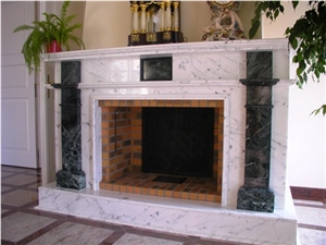 Bianco Gioia Fireplace Mantel