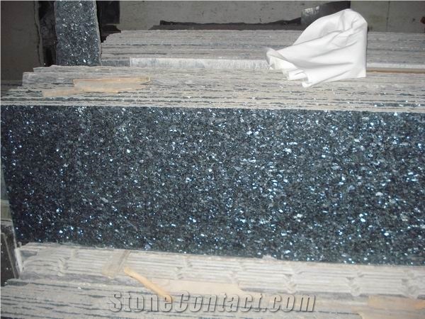 Blue Pearl Granite Slab, Norway Blue Granite