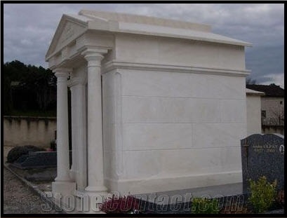 Beige Limestone Mausoleum