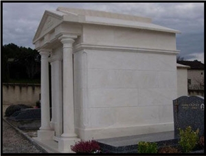 Beige Limestone Mausoleum