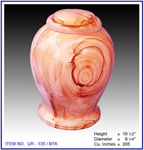 Marble Urn (Burma Teak)