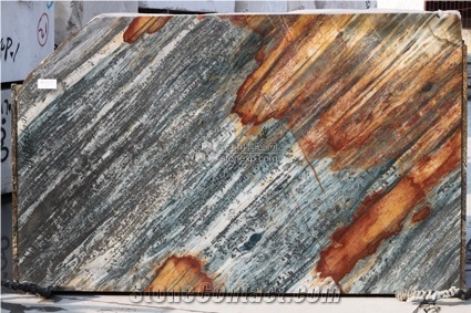 Blue Shell Quartzite Slab