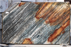 Blue Shell Quartzite Slab
