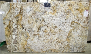 Zeus Gold Granite Slab, Brazil Yellow Granite