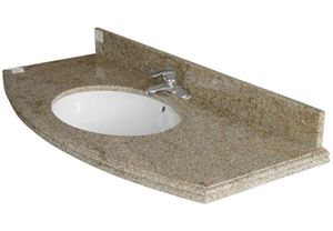 Yellow Granite Vanity Tops