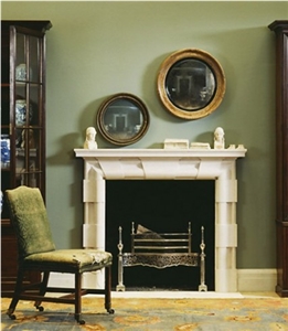 Langley - Portland Stone Fireplace