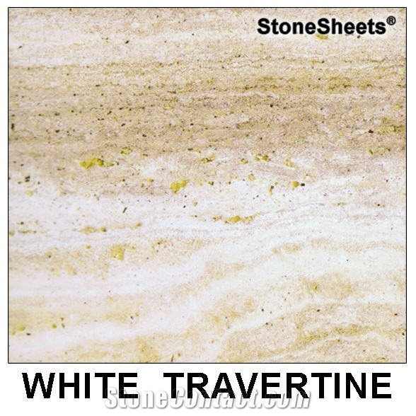 White Travertine Slabs & Tiles