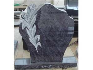 Bhama Blue Granite Headstone YFX-TE-110