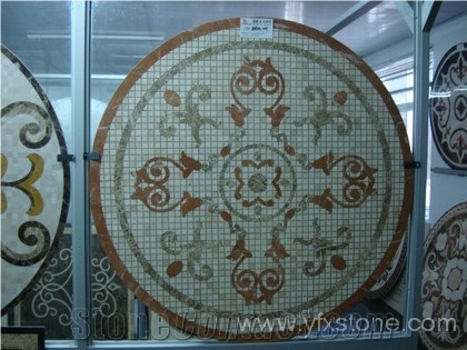 Marble Mosaic Marble Medallion ( YFX-BM-17)