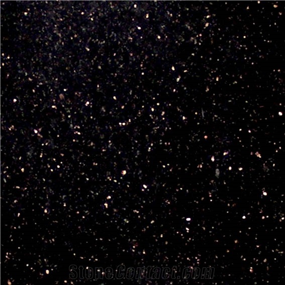 Black Galaxy Granite Slabs & Tiles, India Black Granite