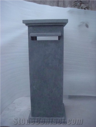 Offer Blue Limestone Letter Box