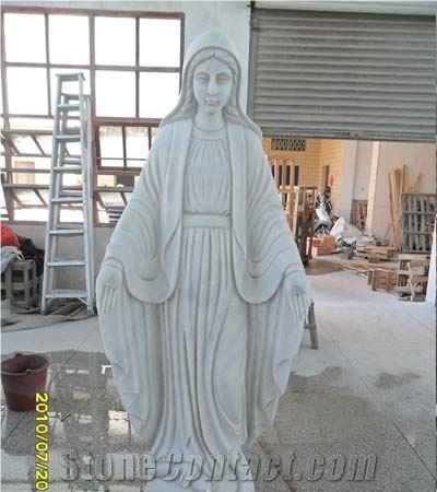 Maria Sculpture Handcarved, G603 Granite Religious Statues