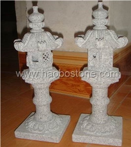 White Granite Lamp
