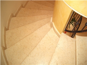 Marbles from Egypt Stairs and Steps, Beige Yellow Marble Stairs & Steps