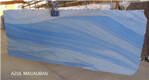 Azul Macaubas Quartzite Tiles & Slabs, Brazil Blue Quartzite Floor Tiles, Wall Tiles