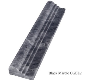 Black Marble Ogee Molding