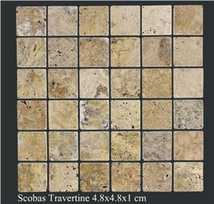 Scabos Travertine Mosaic