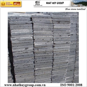 Blue Stone Tumbled Tiles