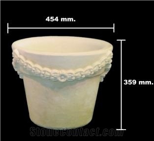 Cast Stone Flower Pots