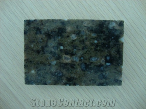 Artificial Stone ,Solid Stone ,Engineering Stone ,Man-Made Stone,,Bluish Quartz Stone Hrr111