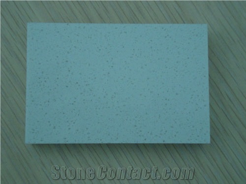 Artificial Stone ,Solid Stone ,Engineering Stone ,Man-Made Stone ，White Quartz Stone Hrs301