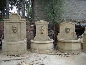 Antique Travertine Fountains
