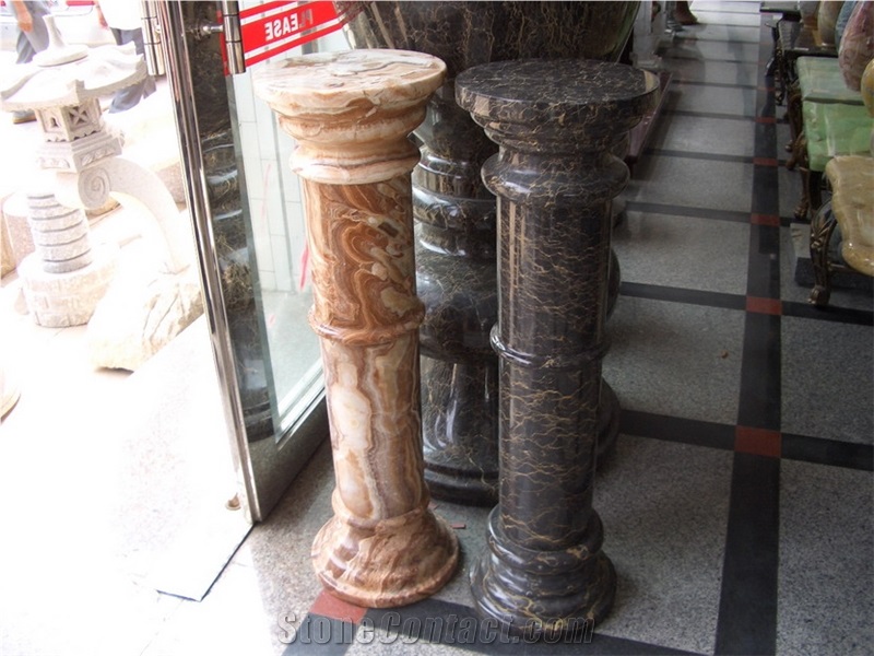 Marble Onyx Pillars