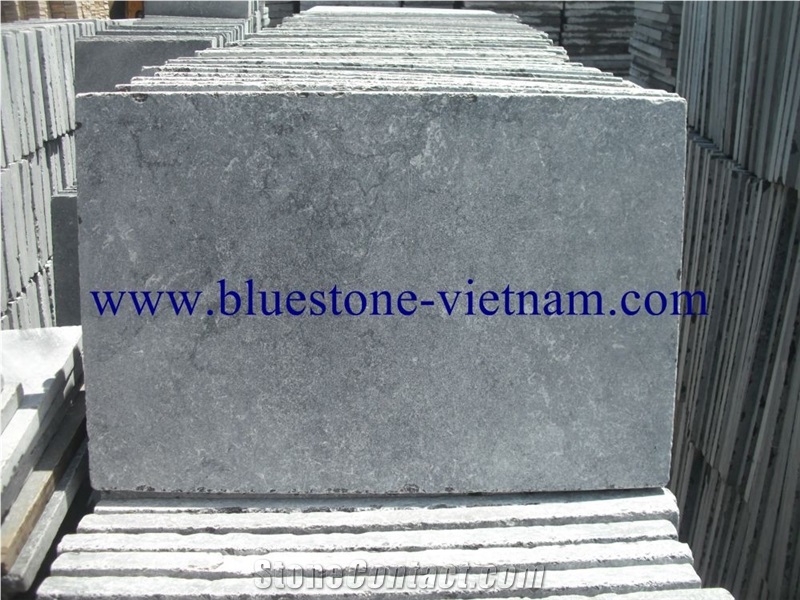 Vietnam Blue Stone Slabs & Tiles, Viet Nam Grey Blue Stone