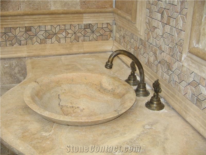 Natural Stone Sink, Travertine Sinks