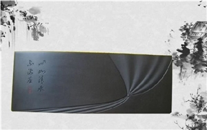 Black Granite Tea Tray