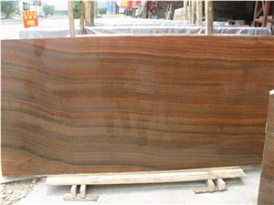 Wooden Yellow Marble Slab