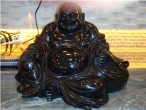 Dark Jade Sculpture,black Jade Buddha